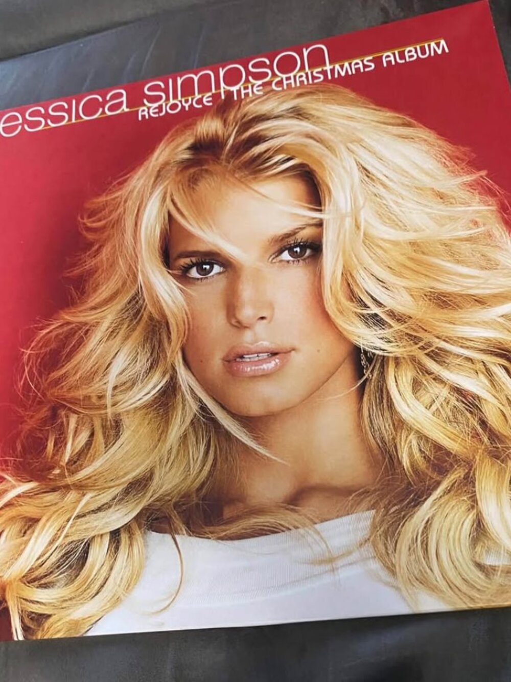 Jessica Simpson ReJoyce: The Christmas Album Red LP Urban Outfitters